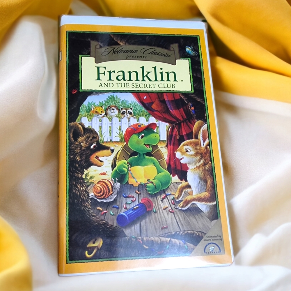 Franklin And The Secret Club VHS Clamshell Case Vintage